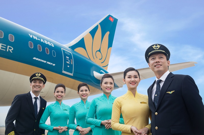 Đồng phục tiếp vi&ecirc;n Vietnam Airlines