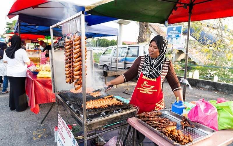 Ẩm thực đường phố tại Bangsar