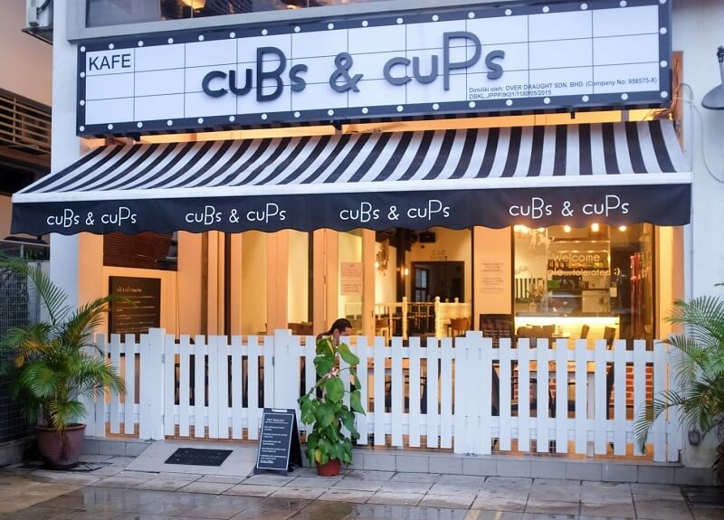 Tiệm cà phê thú cưng nổi tiếng Cubs & Cup tại Hartamas
