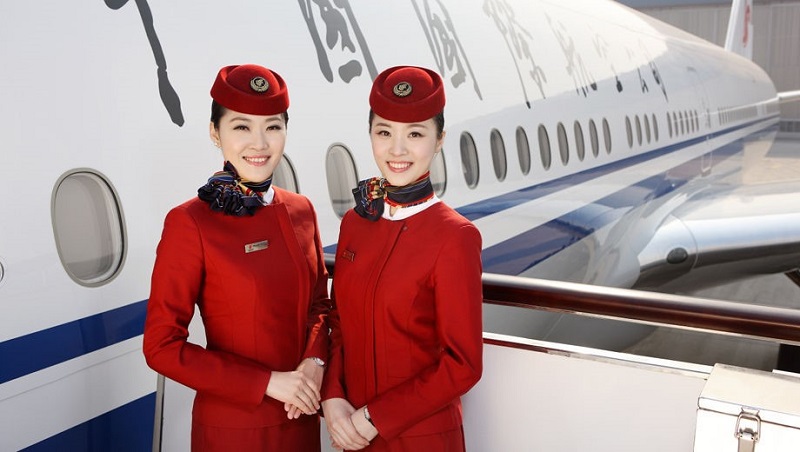 Đồng phục tiếp viên Air China Đồng phục tiếp viên Air China
