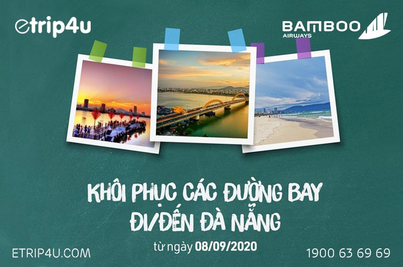 Bamboo Airways khôi phục khai thác đường bay tới Đà Nẵng