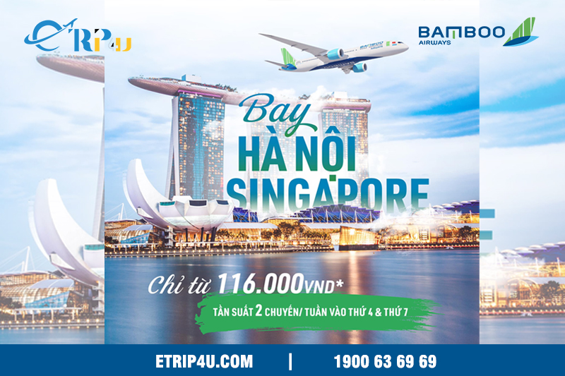 Bamboo Airways mở lại đường bay Hà Nội - Singapore giá chỉ từ 116.000 vnđ Bamboo Airways mở lại đường bay Hà Nội - Singapore giá chỉ từ 116.000 vnđ
