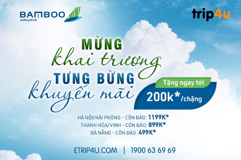 Cập nhật ưu đãi mới nhất của Bamboo Airways