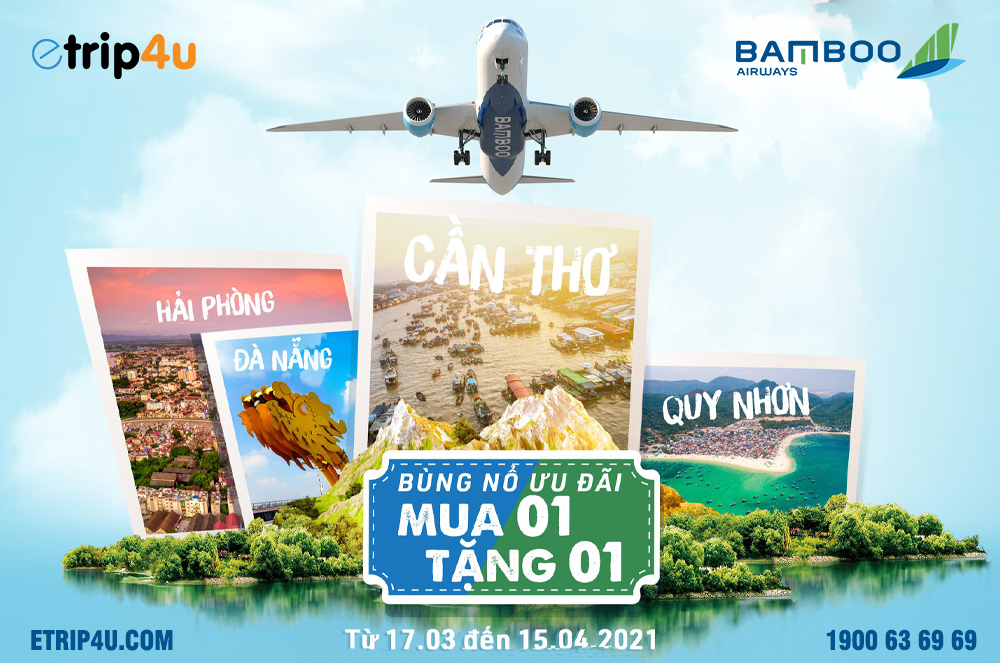 Cập nhật ưu đãi Bamboo Airways sớm nhất tại Vnbuy