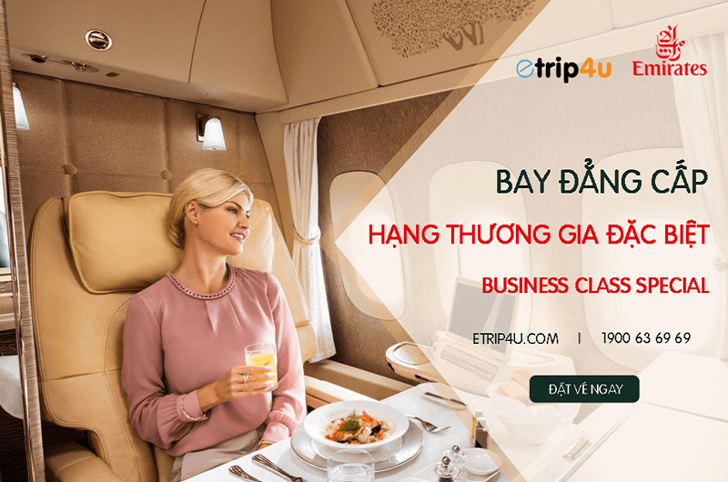Bay đẳng cấp với hạng thương gia đặc biệt từ Emirates Bay đẳng cấp với hạng thương gia đặc biệt từ Emirates