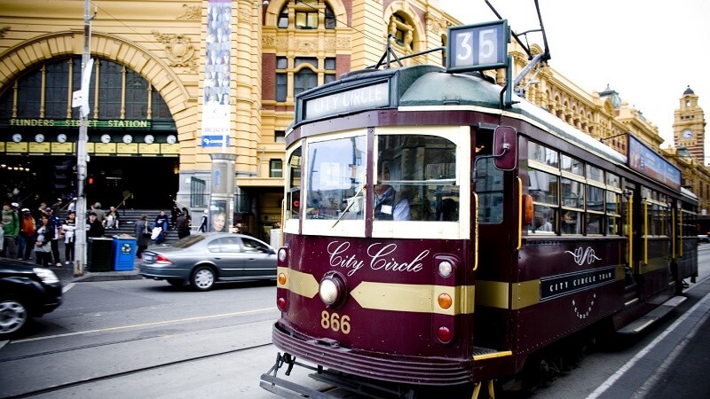 Tàu điện là biểu tượng của Melbourne Tàu điện là biểu tượng của Melbourne