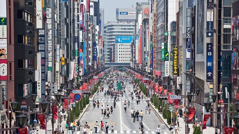 Thiên đường ăn chơi Ginza Thiên đường ăn chơi Ginza