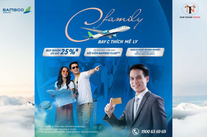 Bay thương gia cực dễ chỉ cần chọn Bamboo Airways - Ưu đãi giá vé lên đến 25% Bay thương gia cực dễ chỉ cần chọn Bamboo Airways - Ưu đãi giá vé lên đến 25%