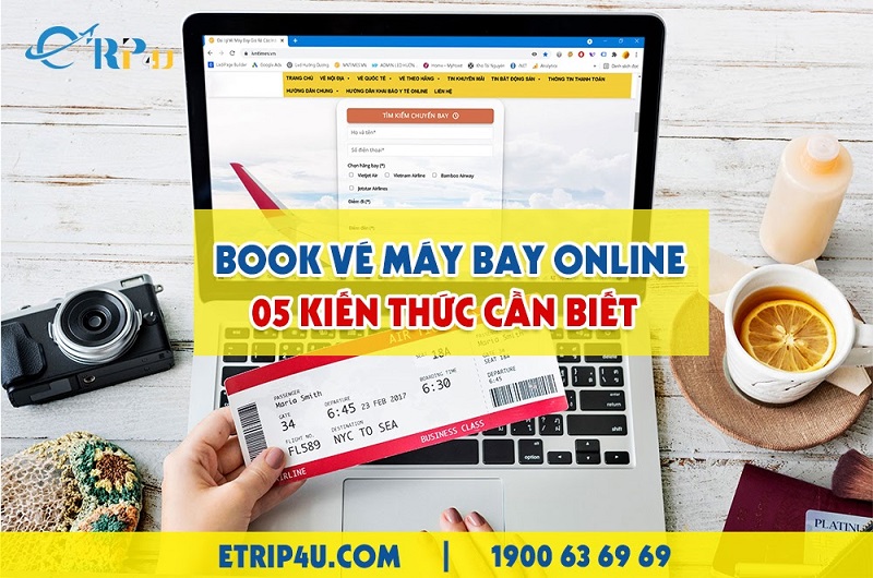 Book v&eacute; m&aacute;y bay online 05 kiến thức cần biết