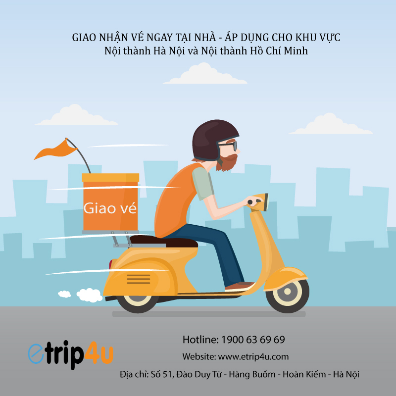 Chính sách giao nhận vé máy bay ngay tại nhà cho khách hàng Chính sách giao nhận vé máy bay ngay tại nhà cho khách hàng