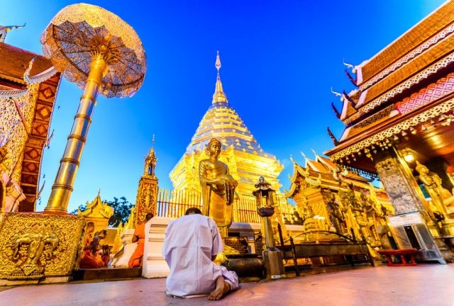 Chùa Phrathat Doi Suthep linh thiêng Chùa Phrathat Doi Suthep linh thiêng