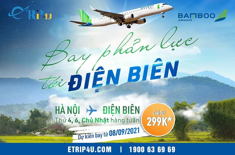 Cùng Bamboo Airways bay Điện Biên với giá chỉ từ 299.000VNĐ Cùng Bamboo Airways bay Điện Biên với giá chỉ từ 299.000VNĐ