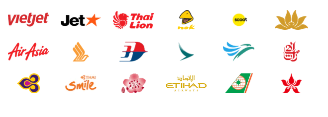 Vnbuy là đối tác của hơn 100 hãng hàng không Vnbuy là đối tác của hơn 100 hãng hàng không