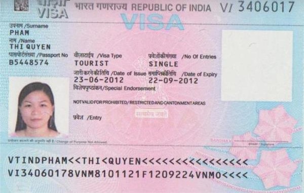 Thủ tục xin visa Ấn Độ mới nhất 2019 Thủ tục xin visa Ấn Độ mới nhất 2019