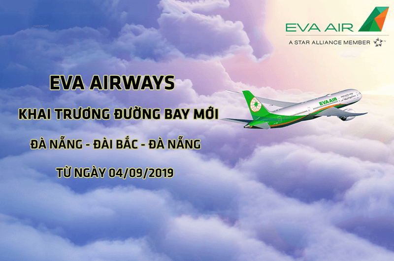 Eva Air khai trương đường bay mới Đà Nẵng – Đài Bắc