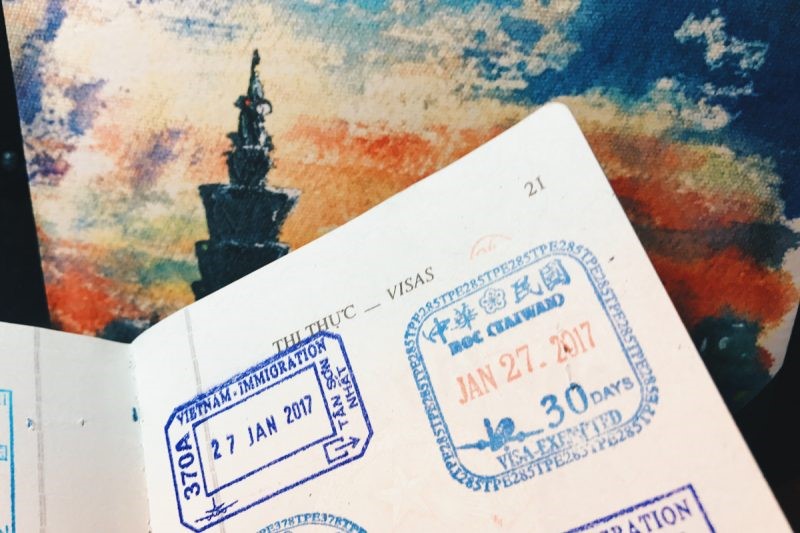 Kinh nghiệm xin visa Đài Loan