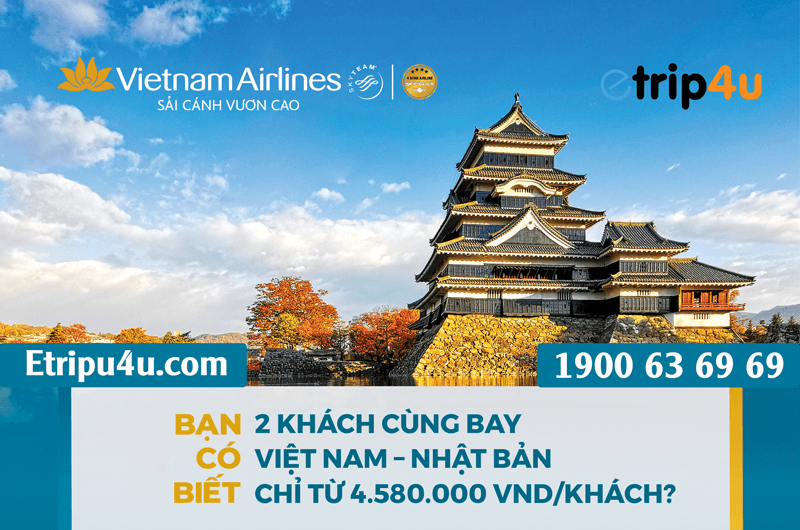 Khuyến mại Vietnam Airlines: Flash Sale Nhật Bản chỉ trong 7 ngày Khuyến mại Vietnam Airlines: Flash Sale Nhật Bản chỉ trong 7 ngày