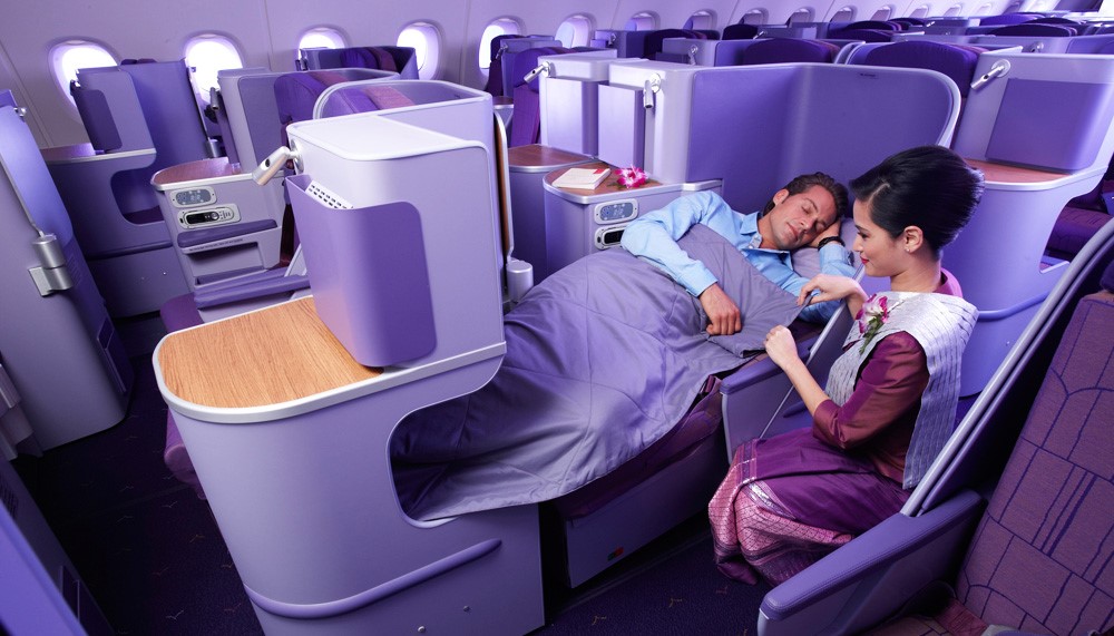 Ghế hạng Thương gia của Thai Airways Ghế hạng Thương gia của Thai Airways