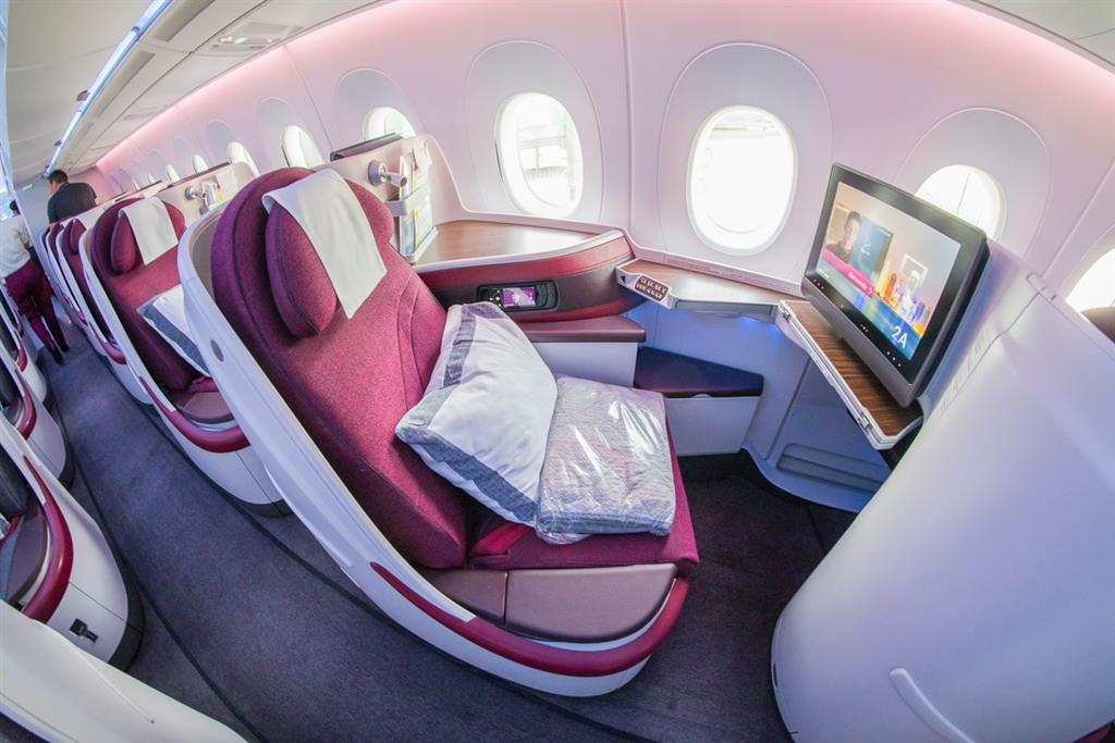 Ghế hạng Thương gia Qatar Airways