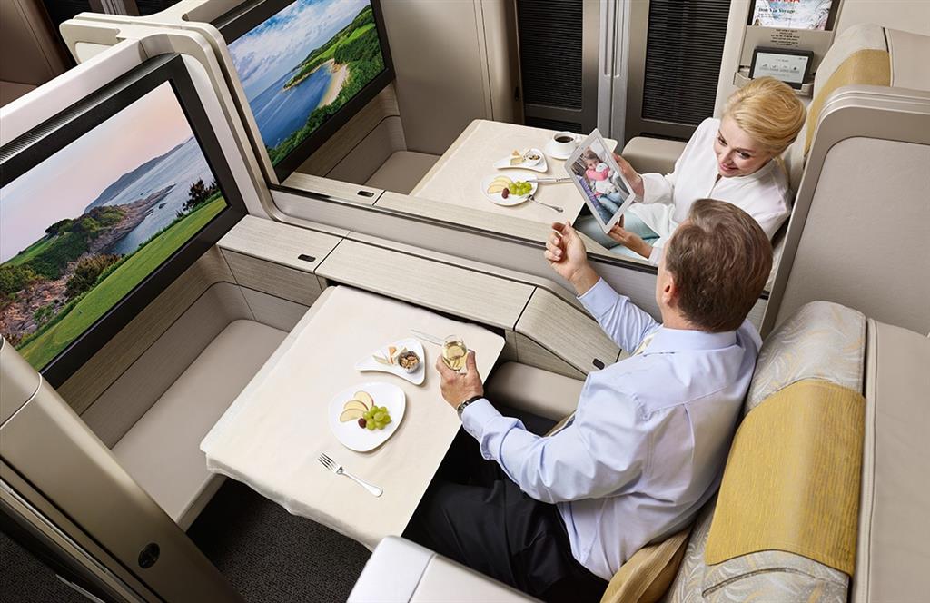 Ghế ngồi hạng Nhất của Asiana Airlines Ghế ngồi hạng Nhất của Asiana Airlines
