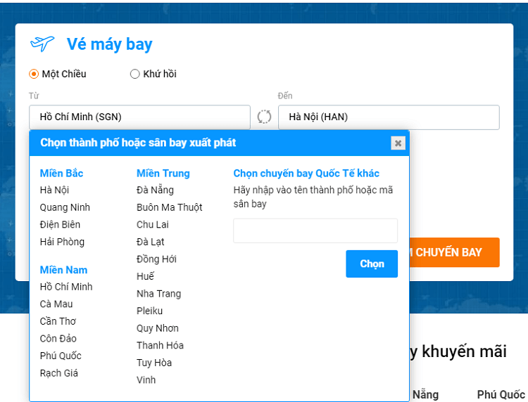 Chọn ngày đi khi đặt vé máy bay trực tuyến Chọn ngày đi khi đặt vé máy bay trực tuyến