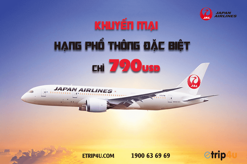 Japan Airlines khởi động mùa hè với giá vé chỉ 790 USD
