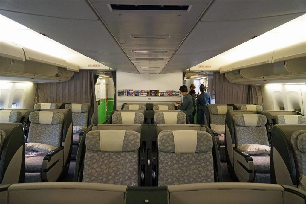 Khoang hạng Business Class của EVA Air Khoang hạng Business Class của EVA Air
