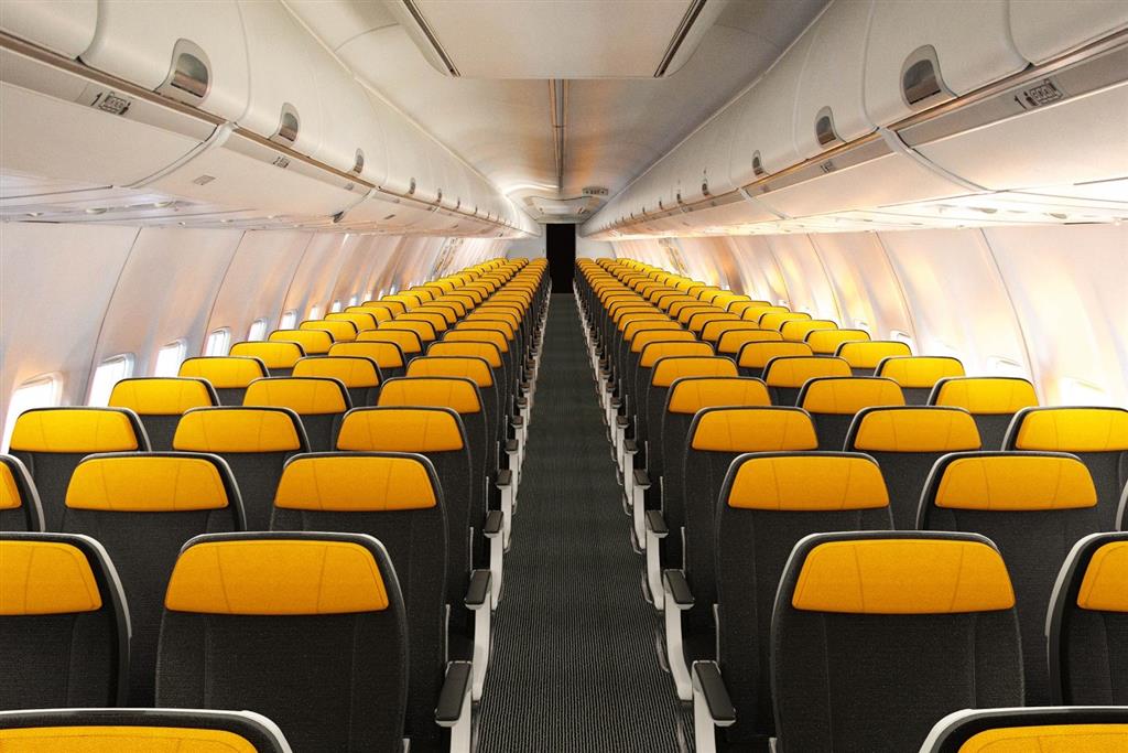 Khoang hành khách rộng rãi của Tiger Airways Khoang hành khách rộng rãi của Tiger Airways