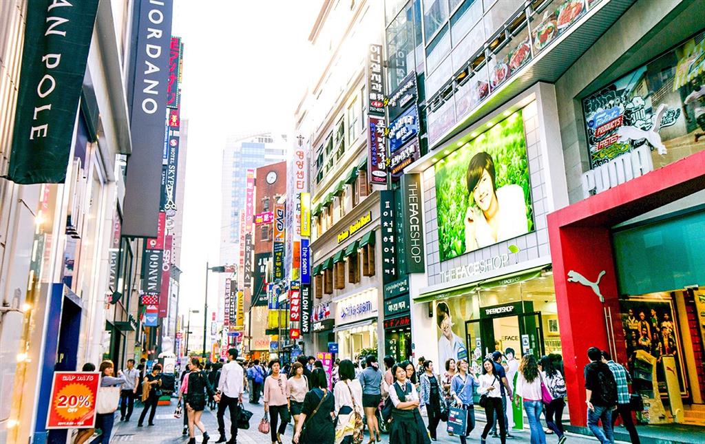 Khu mua sắm Myeongdong Khu mua sắm Myeongdong