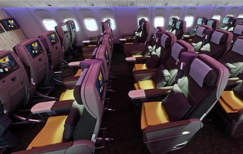 Khoang hạng phổ thông trên China Airlines Khoang hạng phổ thông trên China Airlines