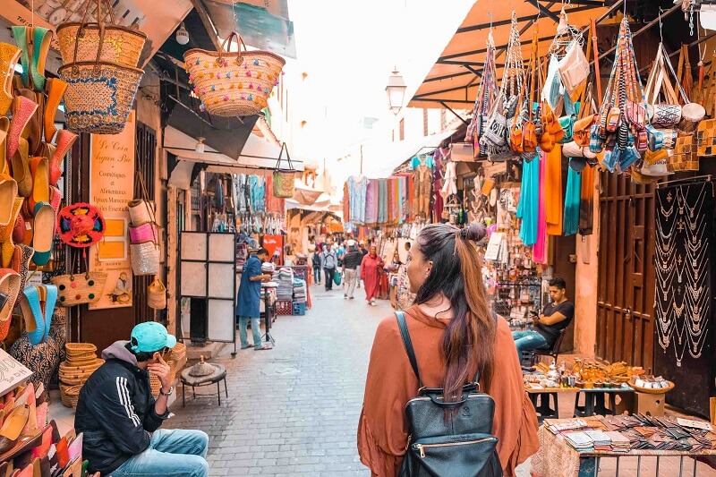 Thành phố Fes nổi tiếng với các sản phẩm làm từ da Thành phố Fes nổi tiếng với các sản phẩm làm từ da