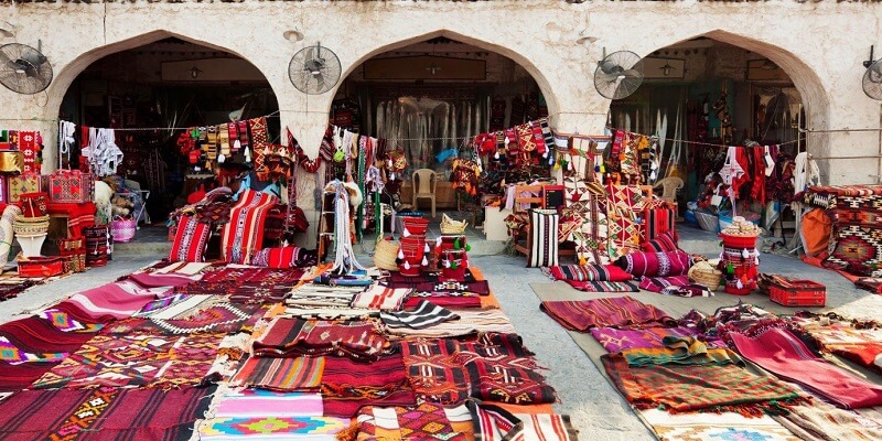 Một góc chợ trời Souk tại Marrakech Một góc chợ trời Souk tại Marrakech