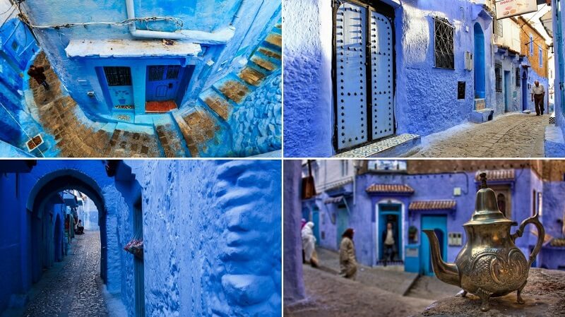 Quang cảnh Thị trấn Chefchaouen tươi đẹp Quang cảnh Thị trấn Chefchaouen tươi đẹp