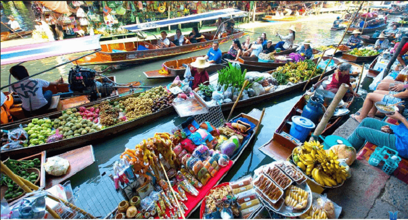 Chợ nổi Damnoen Saduak Chợ nổi Damnoen Saduak