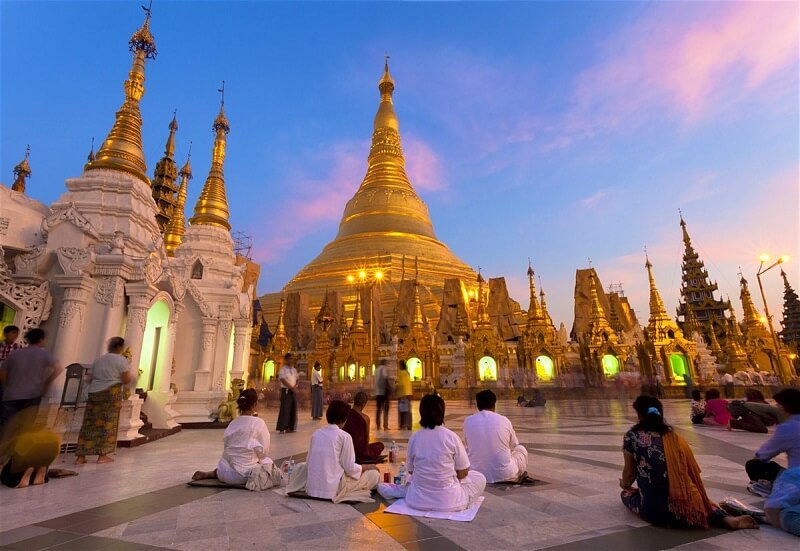 Thăm chùa Shwedagon Thăm chùa Shwedagon