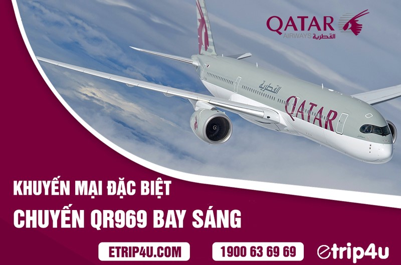 Khuyến mại Qatar Airways cho các chuyến bay sáng Khuyến mại Qatar Airways cho các chuyến bay sáng