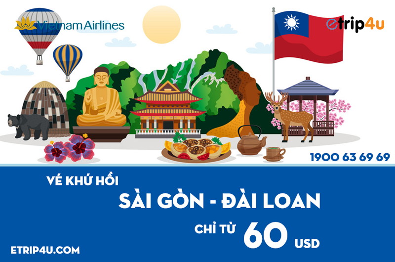 Khuyến mại vé Sài Gòn – Đài Loan Khuyến mại vé Sài Gòn – Đài Loan