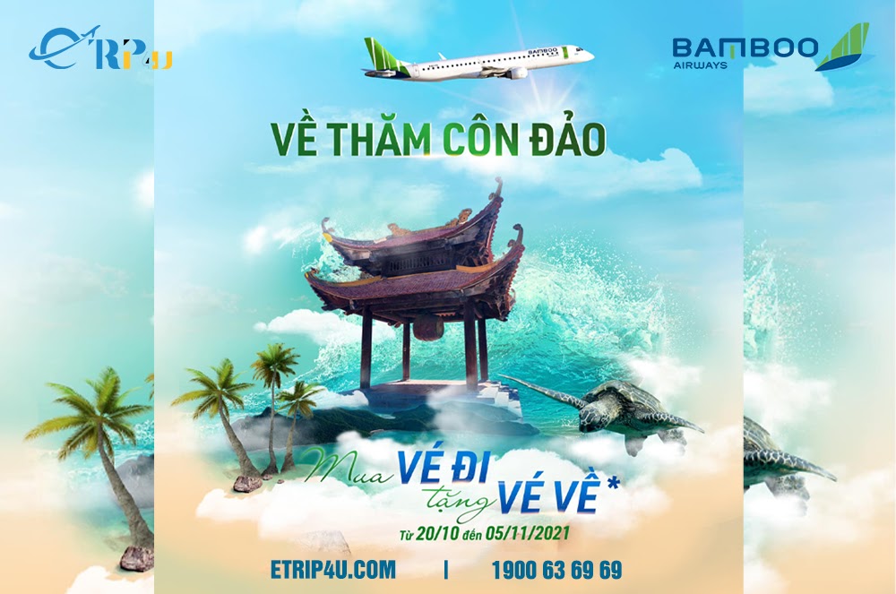 Mua vé đi, tặng vé về - Bay Côn Đảo thích mê Mua vé đi, tặng vé về - Bay Côn Đảo thích mê