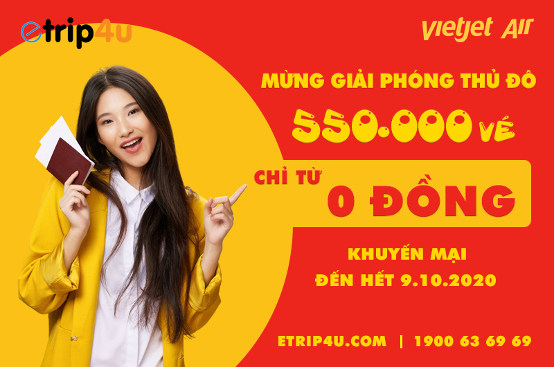 Cập nhật ưu đãi Vietjet Air