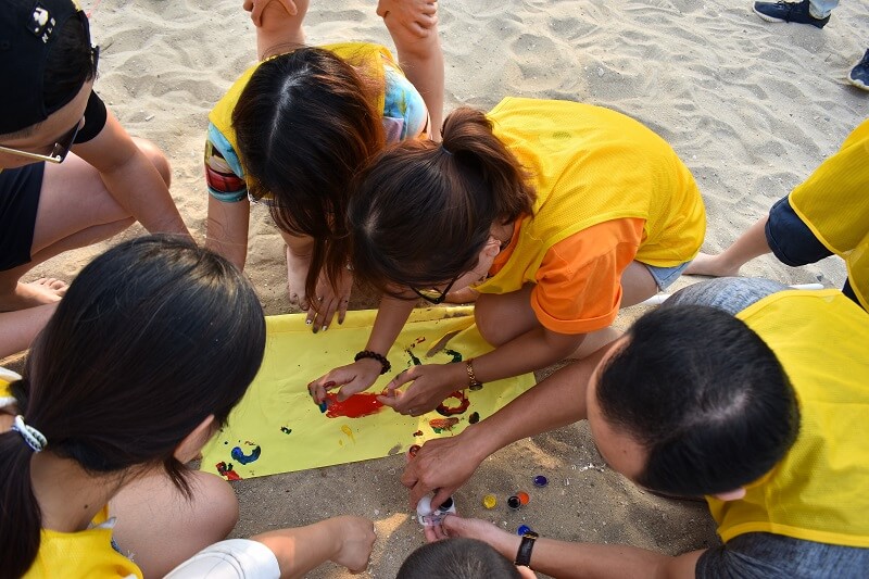 Trò chơi Team Building cùng đồng đội tại bãi cháy Trò chơi Team Building cùng đồng đội tại bãi cháy