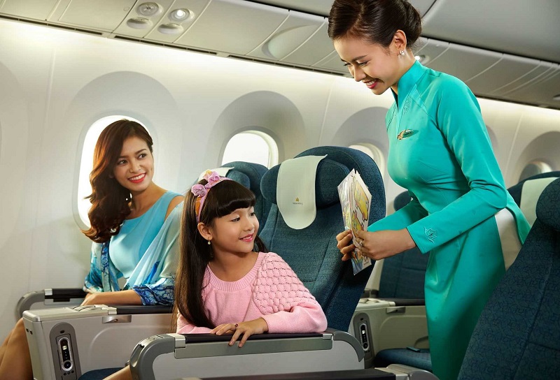 Những thứ cung cấp trên máy bay của Vietnam Airlines Những thứ cung cấp trên máy bay của Vietnam Airlines