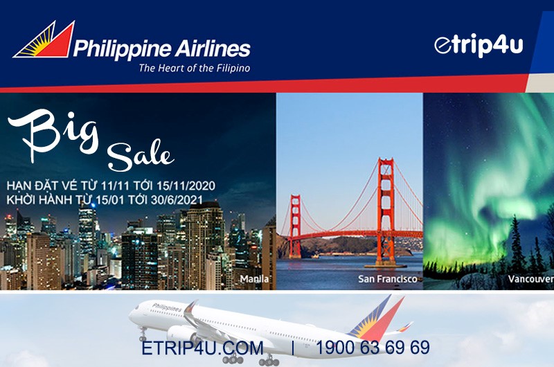 Cập nhật ưu đãi Philippine Airlines Cập nhật ưu đãi Philippine Airlines