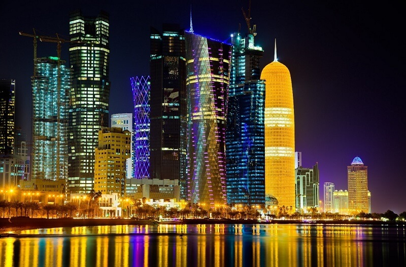 Đêm xuống là lúc Doha trở nên vô cùng xa hoa, rực rỡ