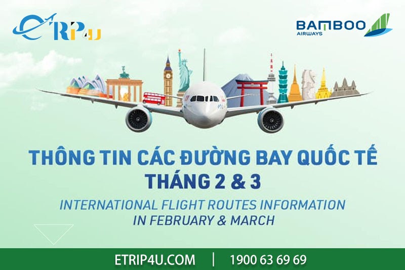 Siêu ưu đãi vé bay quốc tế Bamboo Airways Siêu ưu đãi vé bay quốc tế Bamboo Airways