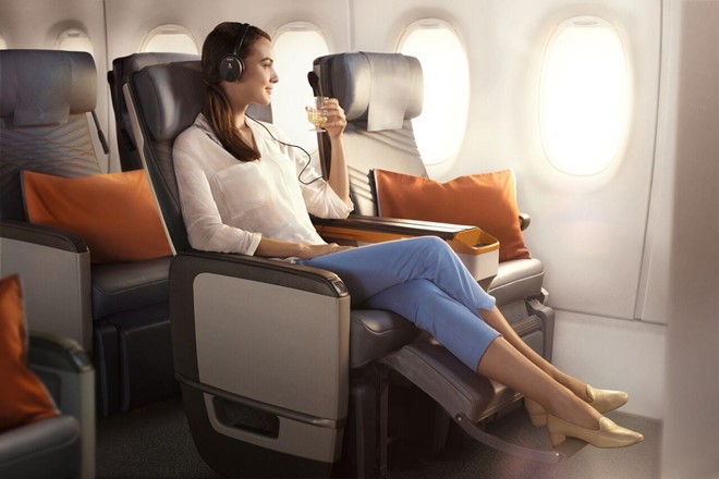 Thiết kế về khoảng cách và chất liệu ghế giúp hành khách thoải mái