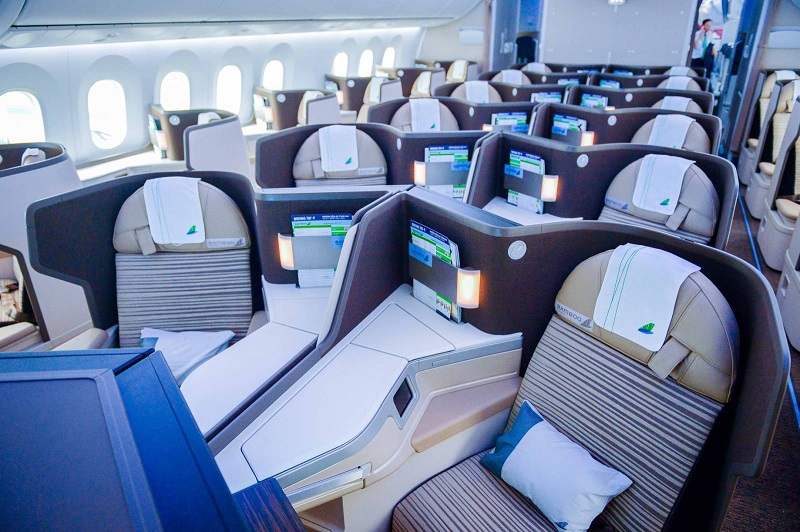 Khoang hạng thương gia của Bamboo Airways