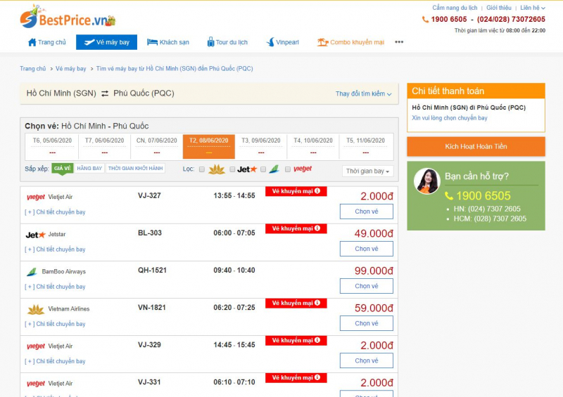 Tại Bestprice bạn có thể tìm thấy nhiều hành trình phù hợp Tại Bestprice bạn có thể tìm thấy nhiều hành trình phù hợp
