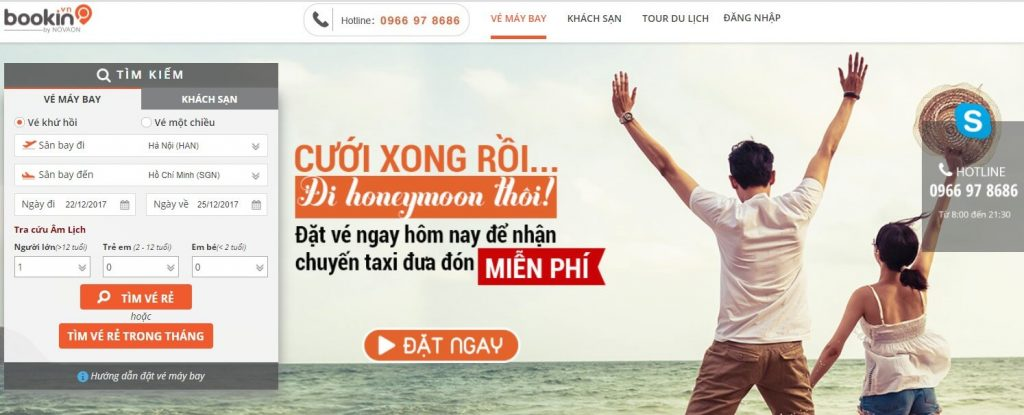 Website của Bookin.vn Website của Bookin.vn