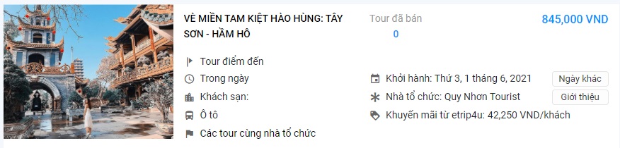 Tour T&acirc;y Sơn - Hầm H&ocirc;: Về miền nam kiệt h&agrave;o h&ugrave;ng
