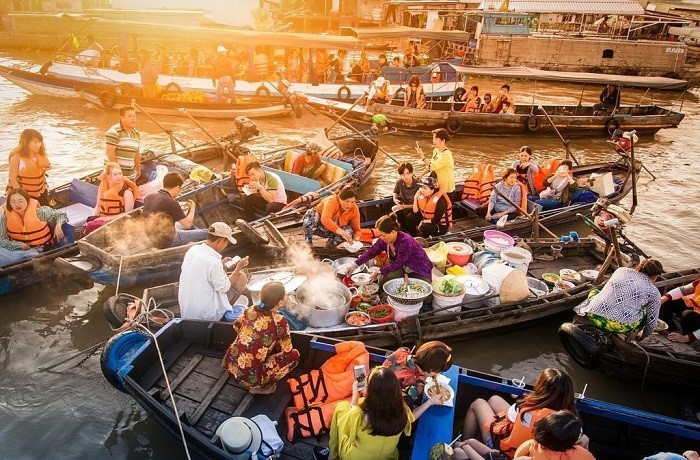 Văn hóa chợ nổi độc đáo tại miền Tây Văn hóa chợ nổi độc đáo tại miền Tây